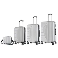 Walizki - Zestaw walizek SEMI LINE T5762-0 Szary - miniaturka - grafika 1