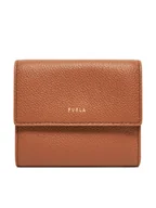 Portfele - Furla Mały Portfel Damski Goccia M Compact WP00469 BX3036 KH RY000 Brązowy - miniaturka - grafika 1