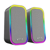 Głośniki komputerowe - Marvo havoc 20gy rgb SG-285 GY - miniaturka - grafika 1