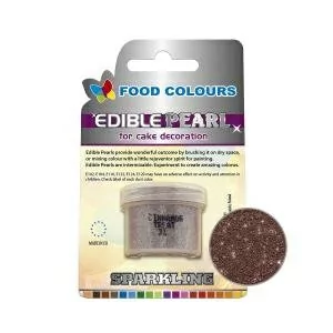 PUDROWA BŁYSZCZĄCA POSYPKA DO TORTÓW CINNAMON TREAT EDIBLE PEARL 4,3G - Dodatki do ciast w proszku - miniaturka - grafika 1
