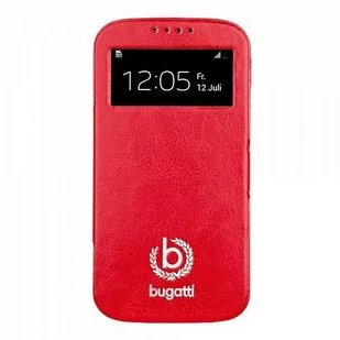 Bugatti Etui Bookcase Geneva do Samsung Galaxy S4 i9505 a i9500 Czerwony - Etui i futerały do telefonów - miniaturka - grafika 1