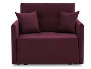 Sofy i kanapy - Fotel rozkładany, amerykanka, Drim, 97x99x82 cm, śliwkowy - miniaturka - grafika 1