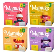 Kaszki dla dzieci - Kaszka bezmleczna Mamuko Kaszka Organiczna Owsiana 200 g + 3 inne produkty - miniaturka - grafika 1