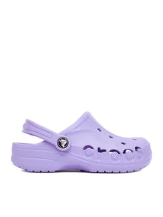 Crocs Klapki BAYA CLOG KIDS 207013-5PY Fioletowy - Buty dla dziewczynek - miniaturka - grafika 1