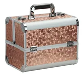 Kosmetyczki, organizery i kuferki - Aptel, Kuferek Kosmetyczny, Fryzjerski Damski Zamykany, Brązowy, CA4F - miniaturka - grafika 1