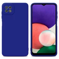 Etui i futerały do telefonów - Pokrowiec Etui Do Samsung Galaxy A22 5G w FLUID NIEBIESKI TPU Silikonowe Obudowa Ochronny Case Cover Cadorabo - miniaturka - grafika 1