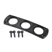 Ładowarki samochodowe - Ramka modułowa potrójna mod-14 - miniaturka - grafika 1