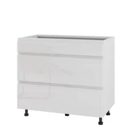 Meble kuchenne - Rimini Szafka Dolna Ds-90-2W-1N_Metabox Biały Połysk - miniaturka - grafika 1