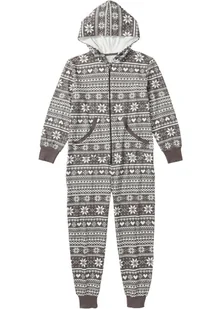 Kombinezon oversized z dzianiny dresowej - bonprix - Piżamy damskie - miniaturka - grafika 1