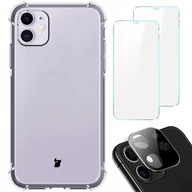 Etui i futerały do telefonów - Bizon Etui + 2x szkło + obiektyw Case Clear iPhone 11 przezroczyste BCCIP11CL - miniaturka - grafika 1