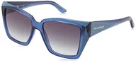 Okulary przeciwsłoneczne - KARL LAGERFELD Damskie okulary przeciwsłoneczne Kl6072s Azure, 70 - miniaturka - grafika 1