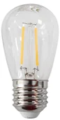 Żarówki LED - Industrialna żarówka EKZF9139 LED 1W ST64 E27 2700K filament - miniaturka - grafika 1