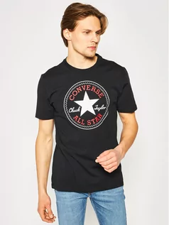 Koszulki męskie - Converse T-Shirt Chuck Pack 10007887-A01 Czarny Regular Fit - grafika 1