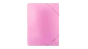 Teczka A4 z gumką PP pastel różowy - BIURFOL - Segregatory - miniaturka - grafika 1