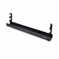 Maskownice do kabli - StarTech CALB-DESK-CABLE-TRAY organizator na kable Biurko Korytko kablowe Czarny 1 szt. - miniaturka - grafika 1