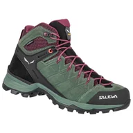 Buty trekkingowe damskie - Buty damskie Salewa Ws Alp Mate Mid Wp Rozmiar butów (UE): 37 / Kolor: zielony/czerwony - miniaturka - grafika 1