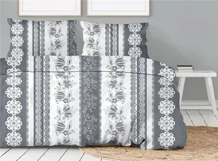 Pościel 160x200 z bawełny Elegancka Bielbaw - Pościel - miniaturka - grafika 1