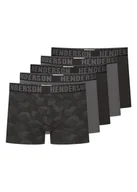 Majtki męskie - Bokserki (dłuższa nogawka) Soul Henderson 5-pak czarny, grafitowy XXL - miniaturka - grafika 1