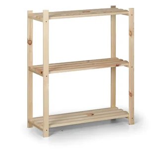 B2B Partner Regał drewniany, 900x750x300 mm, 3 półki 11041 - Szafy i regały magazynowe - miniaturka - grafika 1