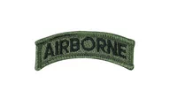 Odzież taktyczna i umundurowanie - FOSTEX - Naszywka - Airborne - Zielony OD - miniaturka - grafika 1