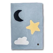 Pościel dla dzieci - Hi Little One - Kołderka, mata, kocyk z oddychającej BIO bawełny organicznej GOTS Day & Night Baby Blue - miniaturka - grafika 1