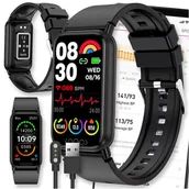 Smartband - SMARTWATCH ZEGAREK WATCH DAMSKI MENU POLSKIE PULS MĘSKI SPORT SMART AMOLED TK72 - miniaturka - grafika 1