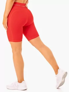 Spodnie sportowe damskie - Ryderwear Damskie spodenki kolarskie z wysokim stanem Reflex Red M - grafika 1