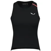 Koszulki i topy damskie - Salewa Vento Am Tank Top W, Black Out, L - miniaturka - grafika 1