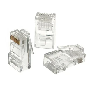 ALANTEC a-lan RJ45 wtyk STANDARD(drut+linka) UTP kat.5e op=100szt WT001OP - Wtyczki i adaptery - miniaturka - grafika 5