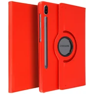 Etui do tabletów - Obracane o 360° Etui Folio z Podstawką Amortyzujące Samsung Galaxy Tab S6 10.5 – Czerwone - miniaturka - grafika 1