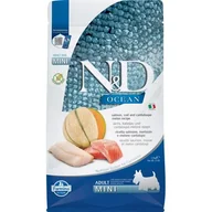 Sucha karma dla psów - Farmina N&D Ocean Dog Adult Mini salmon cod & canatloupe melon 2.5 kg - miniaturka - grafika 1