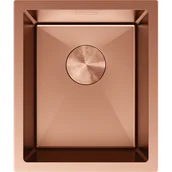 Zlewozmywaki - Mexen Trixo zlewozmywak stalowy 1-komorowy 370 x 440 mm, miedź - 6412371000-65 - miniaturka - grafika 1