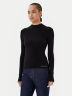 Swetry damskie - Guess Golf W5BR15 Z3OW2 Czarny Slim Fit - miniaturka - grafika 1