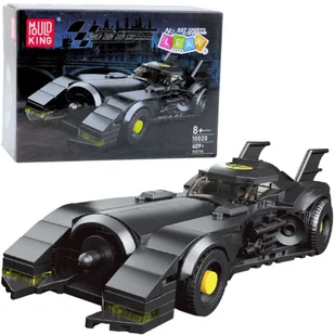 Klocki Konstrukcyjne Samochód Wyścigowy Superbohatera Czarny 409 el. - Klocki - miniaturka - grafika 1