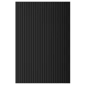 Panele ścienne i boazeria - Panele ścienne 3D Lamel rolowany 90x40 cm Czarny - miniaturka - grafika 1