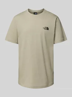 T-shirt z nadrukiem z logo - Koszulki męskie - miniaturka - grafika 1