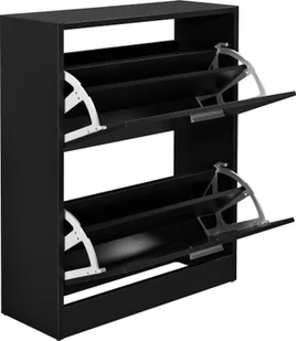 [en.casa]® Szafka na buty Stojak na buty Przechowywanie Płyta wiórowa czarna - Szafki na buty - miniaturka - grafika 1