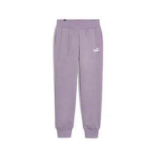 Damskie Spodnie PUMA ESS SWEATPANTS FL CL (S) 58684130 – Fioletowy - Spodnie damskie - miniaturka - grafika 1