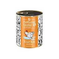 Mokra karma dla psów - Dolina Noteci Natural Taste Puszka dla Psa Kurka Wodna 800g 52750-uniw - miniaturka - grafika 1