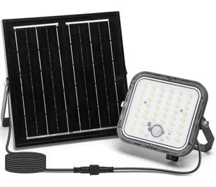 Aigostar - LED Ściemnialny naświetlacz solarny z czujnikiem LED/5W/3,4V IP66 + pilot - Lampy ogrodowe - miniaturka - grafika 1