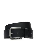 Paski - Pepe Jeans Pasek Męski Moss PM021026 Czarny - miniaturka - grafika 1