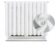 Firany - Firanka Gotowa Z Woalu Na Taśmie Firana Gładka Woal Biała 400X130 Cm - miniaturka - grafika 1