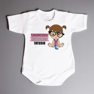 Wszystkiego najlepszego Tatusiu - dziewczynka - bodziak - Body - miniaturka - grafika 1