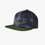 Czapki i chusty sportowe męskie - Czapka z daszkiem BUFF EXPLORE TRUCKER CAP BONSY GRAPHITE L/XL - miniaturka - grafika 1