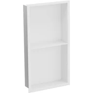 Półki łazienkowe - Mexen X-Wall-R półka wnękowa z kołnierzem i półką 60 x 30 cm, biała - miniaturka - grafika 1