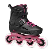 Rolki - Rolki damskie Rollerblade Lightning 90 W Black/Sangria EUR 36,5 - miniaturka - grafika 1