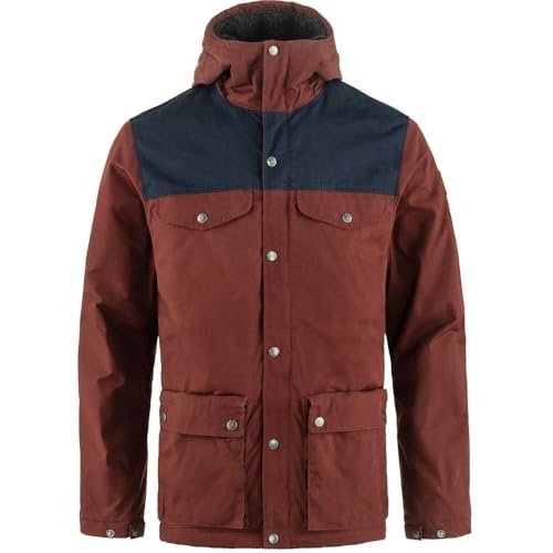 FJALLRAVEN 87122-352-555 Greenland kurtka zimowa M damska kurtka Maroon-Dark Navy, rozmiar XXL