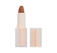 Szminki - MAKEUP REVOLUTION LIP ALLURE SOFT SATIN POMADKA DO UST DIVINE BROWN 3,2G - miniaturka - grafika 1