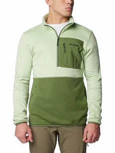 Columbia Bluza polarowa "Columbia Hike™ Half Zip" w kolorze zielonym - Odzież trekkingowa męska - miniaturka - grafika 1