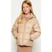 Kurtki i płaszcze dla dziewczynek - Tommy Hilfiger Puchowa Kurtka | Regular Fit - miniaturka - grafika 1